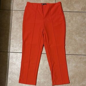 Jules & Leopold Bold Red Ankle Pants